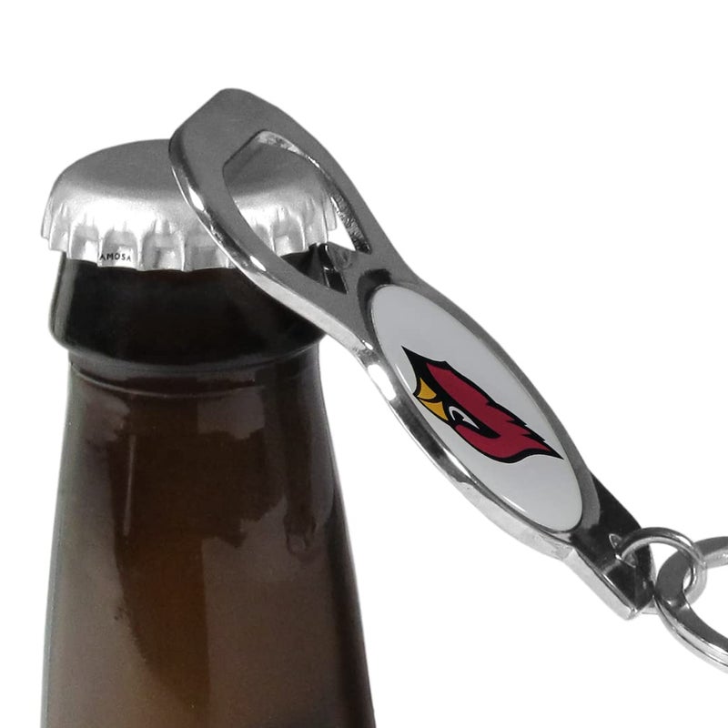 Siskiyou NFL Siskiyou Sports Fan Shop Arizona Cardinals Bottle Opener Key Chain One Size Team Color , Black - Image 3